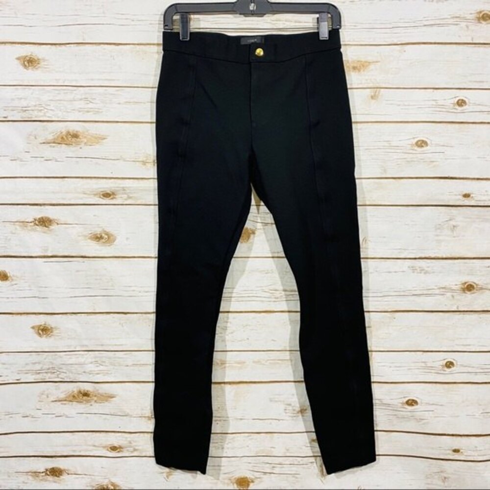 J. Crew women’s black zip fly stretch skinny pants